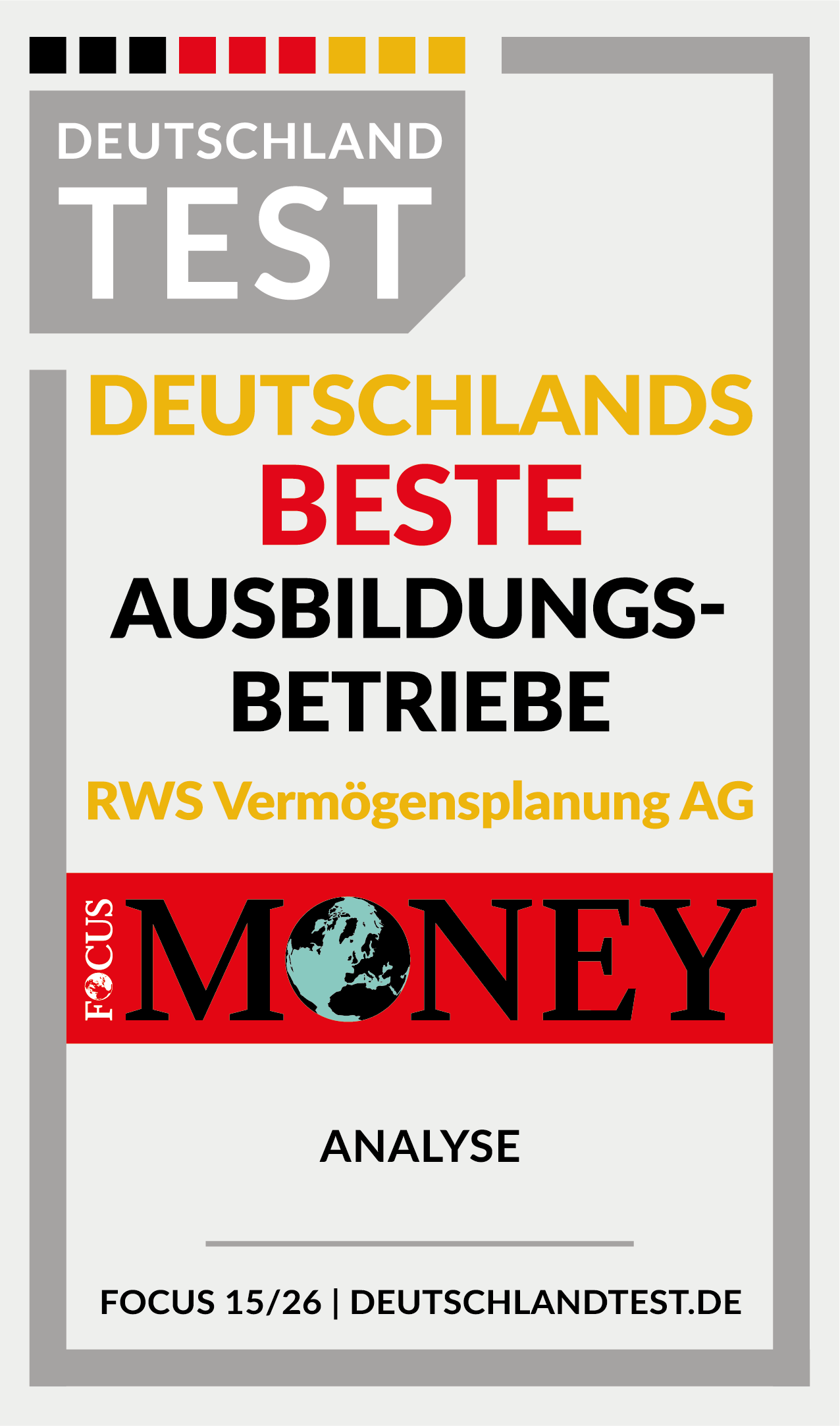 Auszeichnung Beste Ausbildungsbetrieb